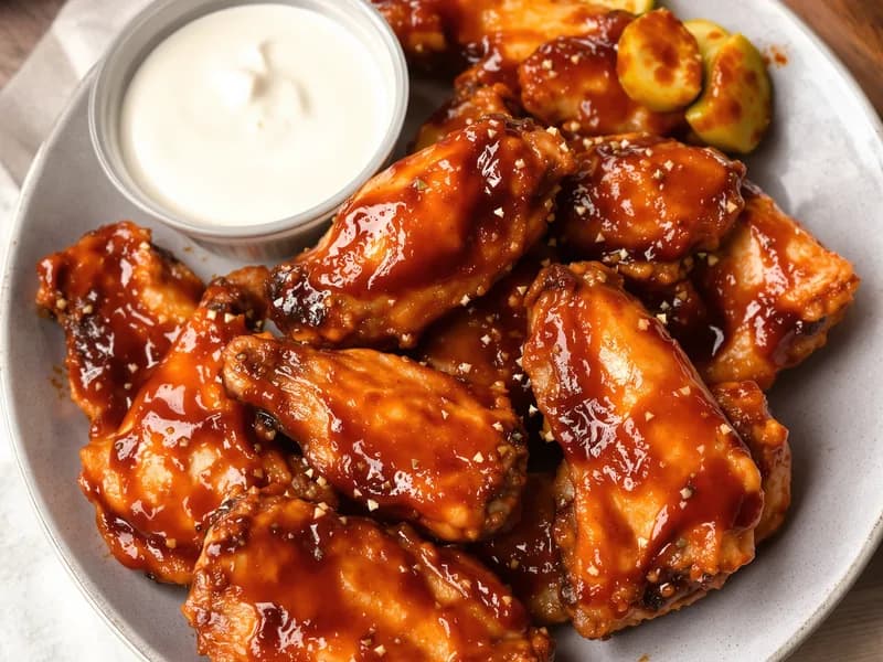 Keto BBQ Chicken Wings